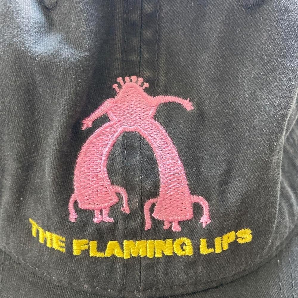 THE FLAMING LIPS 来日公演 キャップ 黒　cap 帽子 Amazon.co.jp: flaming lips DAD CAP 帽子 : ホビー